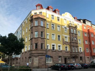 Nuernberg Schanzenstrasse Fassadenrenovierung